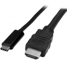 Cable Adaptador USB C a HDMI StarTech.com CDP2HDMM2MB2 m, USB C, HDMI, Negro