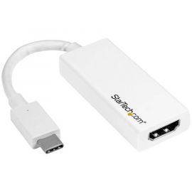 Adaptador de Video USB-C a HDMI, Convertidor USB 3.1 Type-C a HDMI, Blanco, Tarjeta de Video Externa HDMI, Startech