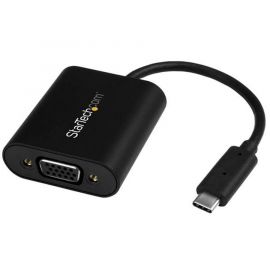 Adaptador de Video Externo USB-C a VGA, Convertidor USB Tipo C a VGA 1920X1200 con Interruptor, Startech