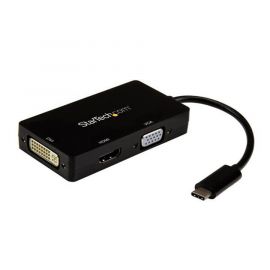 Startech Adaptador USB-C Multipuertos de Video, 4K 30 Hz, USB Tipo C a HDMI/Dvi, HDMI, Hub USBc, Startech