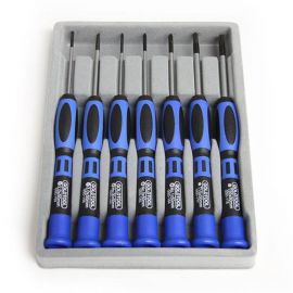Juego Kit De Destornilladores Precision 7 Piezas Torx Philips