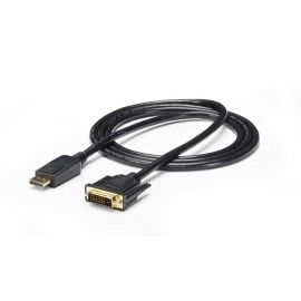 Cable 1.8 Mts Adaptador de Video Displayport a DVI, Convertidor, Mini DP Macho, DVI-D Macho, 1920X1200, Pasivo, Negro, Startech Mod. Dp2Dvi2Mm6