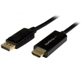 Cable Convertidor Displayport a HDMI de 1M, Color Negro, Ultra HD 4K, Startech Mod. Dp2Hdmm1Mb