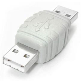 Adaptador USB StarTech.comMacho/Macho, Color blanco