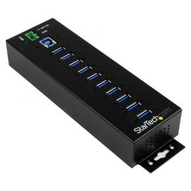Hub Industrial Usb 3.0 De 10 PuertosCon Adaptador De Poder