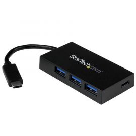 Concentrador USB 3.0 de 4 Puertos, USB-C a 1X USB-C y 3X USB-A, Hub USB Type-C a 1X USB Type-C a 3X USB-A, Startech
