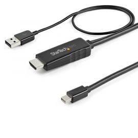 Cable Convertidor Hdmi A Mini Dp 1MAlimentado Usb4K 30Hz