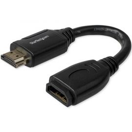 Cable HDMI 2.0 de 15 Cm de Alta Velocidad y Ethernet, con Conectores de Agarre -Puerto Extensor, 4K 60Hz (Hd2Mf6Inl), Startech Mod. Hd2Mf6Inl