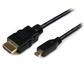 Cable HDMI de Alta Velocidad con Ethernet a Micro HDMI 3M, 2X Macho, Adaptador Negro, Startech Mod. Hdadmm3M