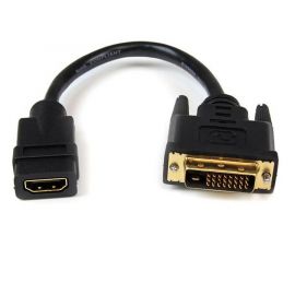 Cable Adaptador Video 20Cm Hdmi Hembra A Dvi-D Macho