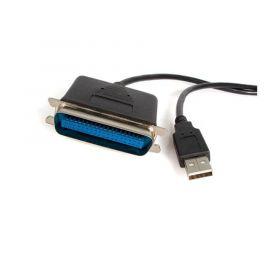 Cable de 1.8 Mts Adaptador de Impresora Paralelo Centronics a USB a, Startech Mod. IcUSB1284