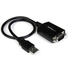 Cable Profesional de 1.8 Mts USB a Puerto Serie Serial RS232 con Retención del Puerto Com, 1X DB9 Macho, 1X USB a Macho, Startech Mod. IcUSB2321X