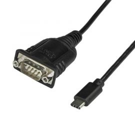 Adaptador Usb Tipo C A Serial D B9 Rs232 Con Retención Com
