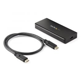 Gabinete USB-C StarTech.com M2E1BRU31C - de 10Gbps a SSD NVMe M.2 - Gabinete Portátil Externa de Alta Resistencia Rugged en Aluminio a M.2 NGFF PCIe - IP67
