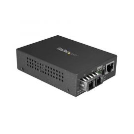 Convertidor De Medios Gigabit Ethernet Rj45 A Fibra Óptica Sc Monomodo 1000Base-Lx - Convertidor De Fibra A Cobre - 10Km - Startech.Com Mod. Mcmgbscsm10