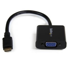 Adaptador Convertidor de Video Mini HDMI a VGA 1080P, 1920X1200, Cable Activo, Hembra VGA Hd15, Macho Mini HDMI, Startech