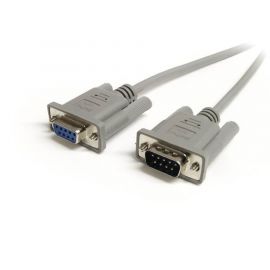 Cable 91Cm Extension Serial Db9 Directo Rs232 Macho A Hembra.