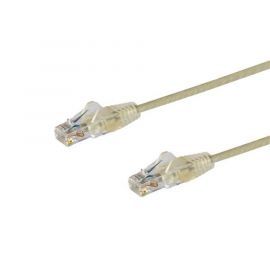 Cable 30Cm Red Ethernet Cat6 Sin Enganches Snagless Gris