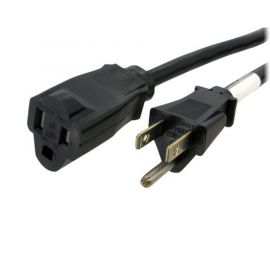 Cable de alimentación StarTech.comMacho/hembra, 1, 83 m, NEMA 5-15P, Negro