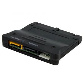 Convertidor Adaptador IDE Ata a SATA Bidireccional, 1X IDE Macho, 1X SATA Datos, 1X Sp4 Macho, Startech
