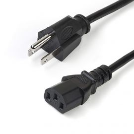 Paquete De 10 Cables De Corriente De 3M Estandar De Alimentacion Para Computadora - 18 Awg - Nema5-15P A C13 - 10A 125V - Startech.Com Mod. Pxt1011010Pk