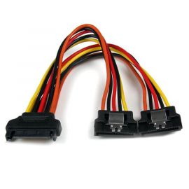 Cable 0.15M Divisor Corriente Sata Splitter Latch 2X Hembra