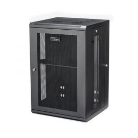 Rack Abisagrado De Pared 18U Con 20 Pulgadas De Profundidad