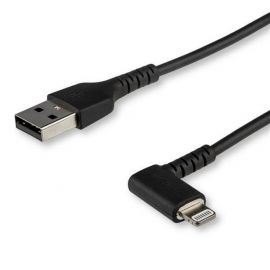 Cable Acodado Usb A Lightning De 1 M - Certificado Mfi De Apple - Cable Lightning Para Iphone De Color Negro - Startech.Com Mod. Rusbltmm1Mbr