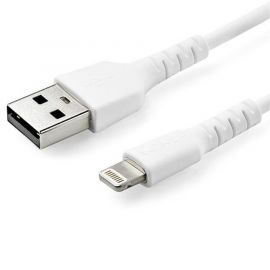 Cable de 2M USB a Lightning, Certificado Mfi, Blanco, Startech Mod. RUSBltmm2M