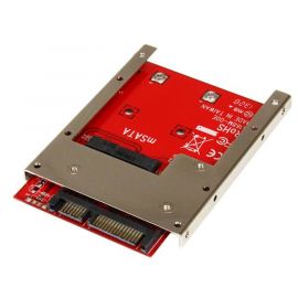 Convertidor mSATA a SATA StarTech.com SAT32MSAT257Rojo