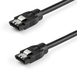 Cable Sata Redondo De 0.3MConectores Con Cierre6Gbs
