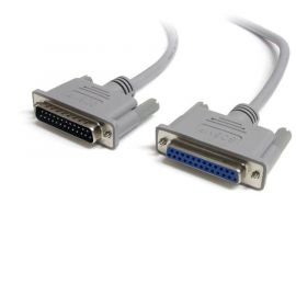 Cable Serial/Paralelo Recto DB25 de 1.8M, Straight Through, Macho a Hembra, Startech Mod. Sc6Mf