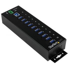 Concentrador Industrial Usb 3 Puertos De 10Puertos Hub Esd