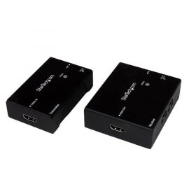Juego Kit Extensor HDMI Por Cable Ethernet UTP Cat5 Cat6 RJ45 Adaptador Poc Power Over Cable, 70M, Startech