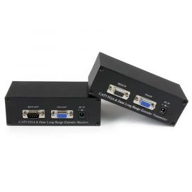 Extensor De Video Vga Audio Serial Por Cat5 Utp Ethernet