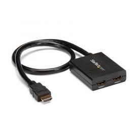 Divisor de Video HDMI de 2 Puertos, Splitter HDMI 4K 30Hz de 2X1 Alimentado Por USB, Startech