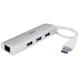 Hub Usb 3.0 Portatil Con Cable 3 Puertos Usb Y Red