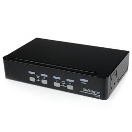 Switch KVM de 4 Puertos con USB, 1 Usuario Local, 1U, Startech