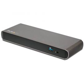 Dock Thunderbolt 3 StarTech.com TB3DK2DPPDNegro, Gris, Aluminio, De plástico, Universal