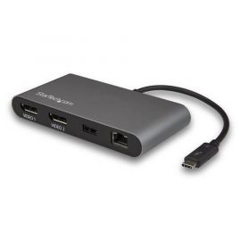 Dock Thunderbolt 3, Mini, Mac, Windows, 4K 60Hz, Displayport Doble, Docking Station para Laptop, USB Tipo C, Startech