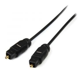Cable 4.5M Toslink Optico Audio Digital Spdif Delgado Negr.