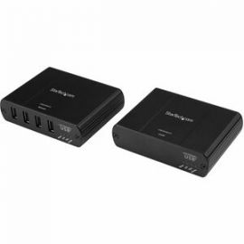 Extensor Usb 4 Puertos Por Cable Cat5 Ethernet Utp 100M