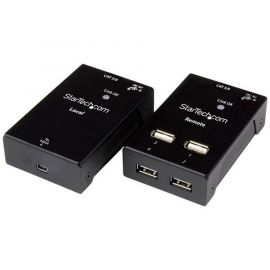 Extensor Usb 2.0 4 Puertos Por Cat5 O Cat6 Hasta 50 Metros