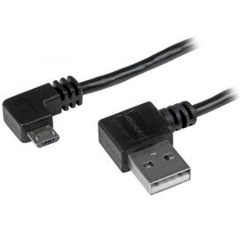 Cable De 1M Micro Usb Conector Acodado A La Derecha