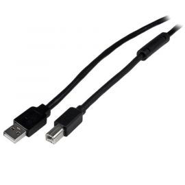 Cable USB 2.0 de 20M USB B Macho a USB a Macho Activo Amplificado para Impresora, Startech Mod. USB2Hab65Ac