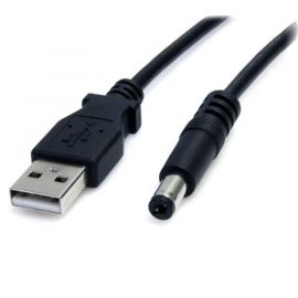 Cable 2M Adaptador Usb A Macho A Conector Coaxial Barrel M 5V