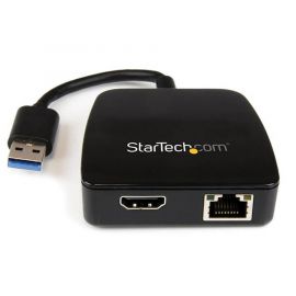 Replicador de Puertos StarTech.com USB31GEHDUSB 3.0, Negro