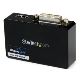 Adaptador de video externo StarTech.com USB32HDDVIINegro