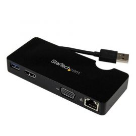 Mini Replicador De Puertos Usb 3.0 Hdmi O Vga Ethernet Usb Dock