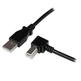 Cable Adaptador Usb 2M Para Impresora Acodado - 1X Usb A Macho - 1X Usb B Macho En Angulo Derecho - Startech.Com Mod. Usbab2Mr